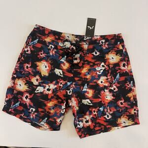 Men’s Rusty Board Shorts Swim Trunks New